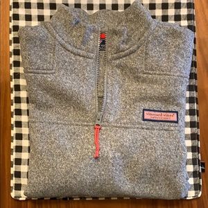 Vineyard Vines Men’s Heather Gray 1/4 Zip